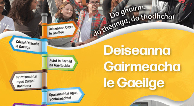 Deiseanna Gairmeacha le Gaeilge